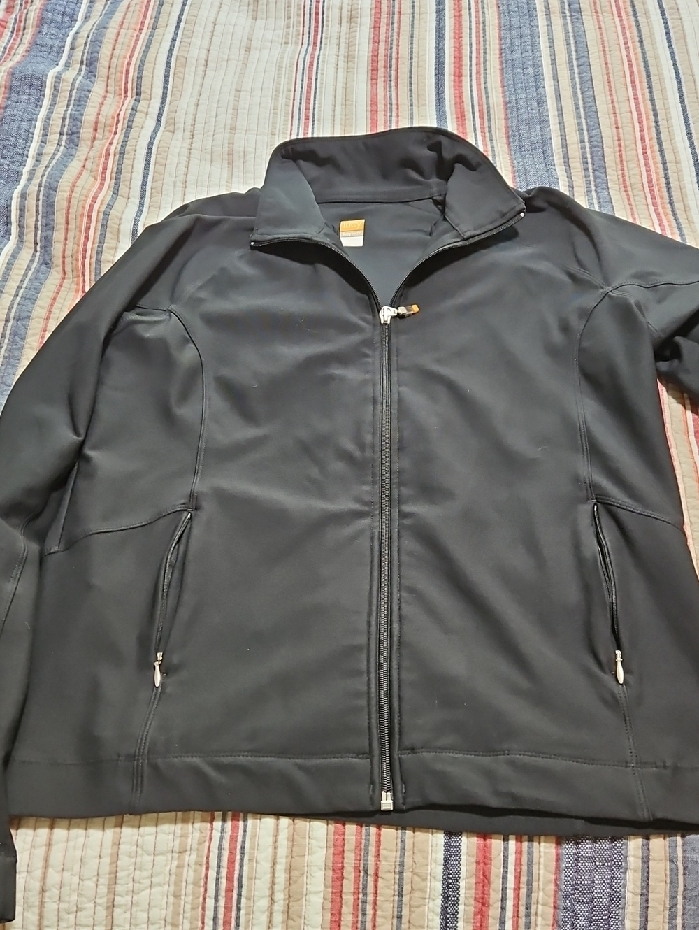 Lucy Tech Black Full-Zip Jacket